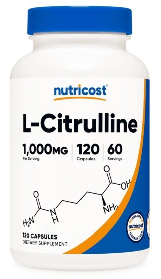 Nutricost NUTRICOST L-Citrulline 750 mg - L-cytrulina (120 kaps.)