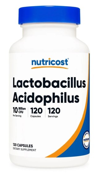 Nutricost NUTRICOST Lactobacillus Acidophilus 10 Billion CFU (120 kaps.)