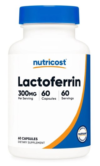 Nutricost NUTRICOST Lactoferrin 300 mg - Laktoferyna (60 kaps.)