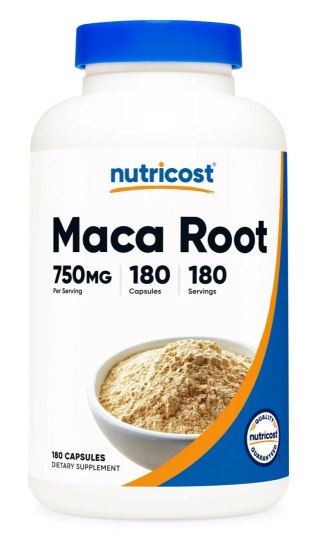 Nutricost NUTRICOST Maca Root 750 mg - Korzeń maca (180 kaps.)