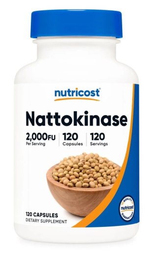 Nutricost NUTRICOST Nattokinase 2,000 FU - Nattokinaza (120 kaps.)