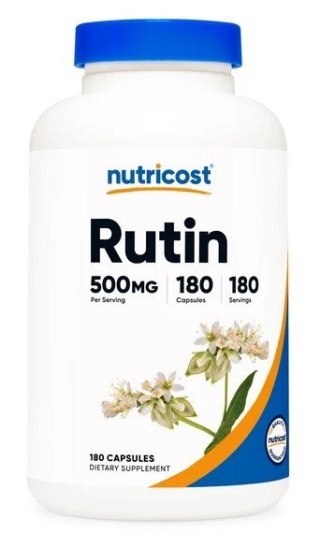 Nutricost NUTRICOST Rutin 500 mg - Rutyna (180 kaps.)
