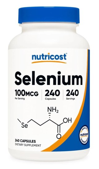 Nutricost NUTRICOST Selenium 100 mcg - Selen (240 kaps.)