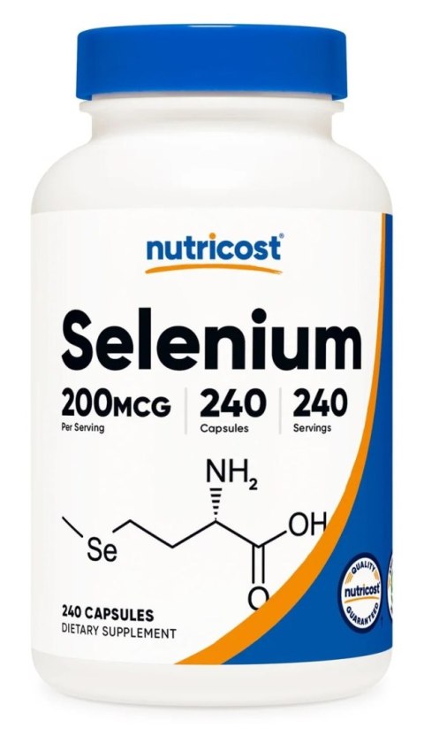 Nutricost NUTRICOST Selenium 200 mcg - Selen 200 (240 kaps.)