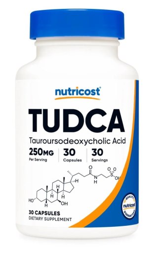 Nutricost NUTRICOST TUDCA 250 mg - Kwas tauroursodeoksycholowy (30 kaps.)
