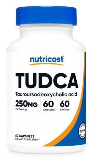 Nutricost NUTRICOST TUDCA 250 mg - Kwas tauroursodeoksycholowy (60 kaps.)