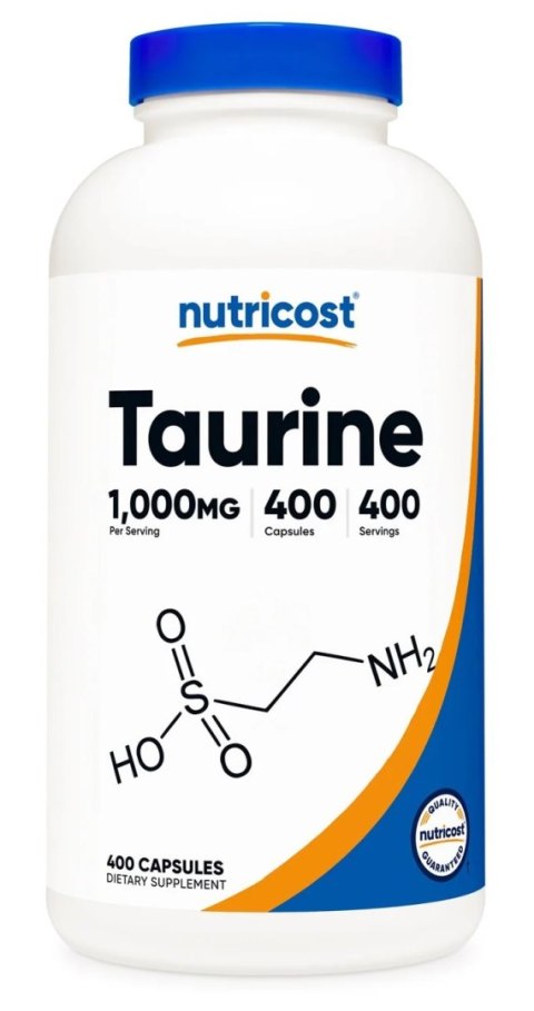 Nutricost NUTRICOST Taurine 1000 mg - Tauryna (400 kaps.)