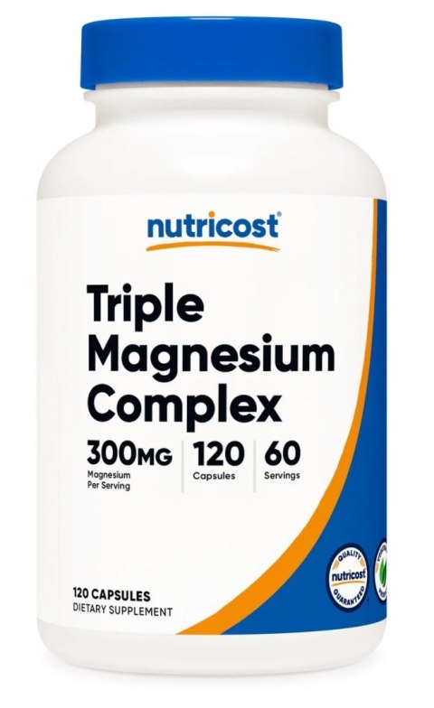 Nutricost NUTRICOST Triple Magnesium Complex - Magnez Trzy Formy (120 kaps.)