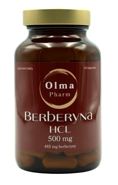 Olma Pharm OLMA PHARM Berberyna HCL 500 mg (60 kaps.)