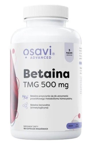 Osavi OSAVI Betaina, TMG 500 mg (180 kaps.)