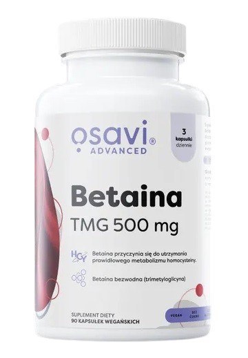 Osavi OSAVI Betaina, TMG 500 mg (90 kaps.)