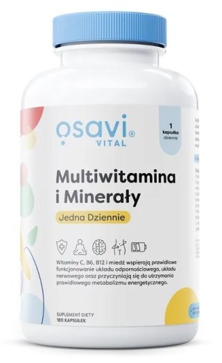 Osavi OSAVI Multiwitamina i Minerały Jedna Dziennie (180 kaps.)
