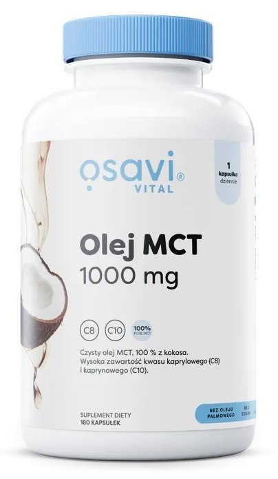 Osavi OSAVI Olej MCT 1000 mg (180 kaps.)