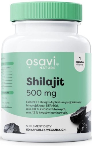 Osavi OSAVI Shilajit himalajski 500 mg (60 kaps.)