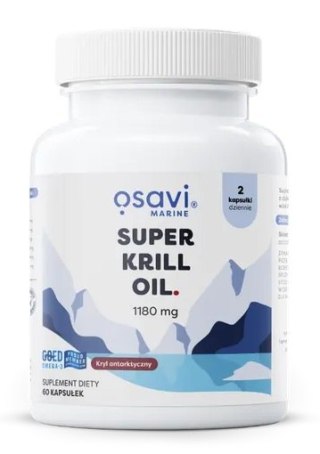 Osavi OSAVI Super Krill Oil (Marine) 1180 mg (60 kaps.)