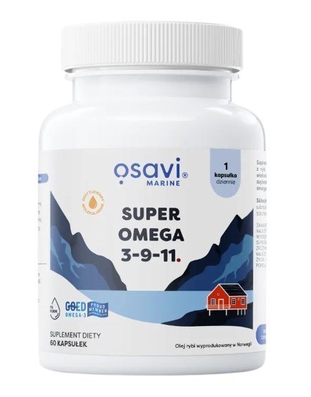 Osavi OSAVI Super Omega 3-9-11 (Marine) (60 kaps.)