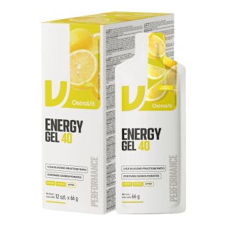 OstroVit OSTROVIT Energy Gel 40 - cytryna (12 x 66 g)