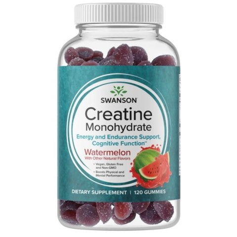 Swanson SWANSON Creatine Monohydrate Watermelon (120 żelek)
