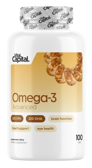 VitalCapital VITALCAPITAL Omega-3 Advanced (100 kaps.)