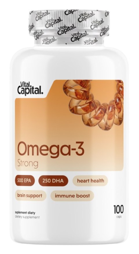 VitalCapital VITALCAPITAL Omega-3 Strong (100 kaps.)