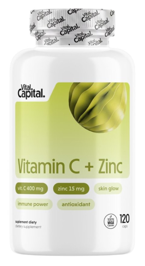VitalCapital VITALCAPITAL Vitamin C + Zinc (120 kaps.)