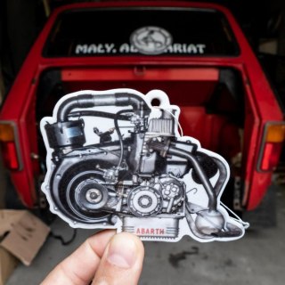 Zapach do Auta "Serce Malucha" - Silnik Fiat 126p Zawieszka M