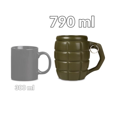 Gigantyczny Kubek Granat Zielony prezent dla Taty