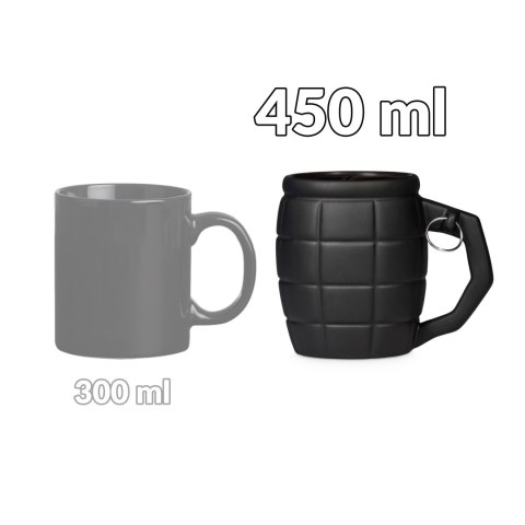 Kubek Granat Czarny 450 ml dla Taty Dziadka