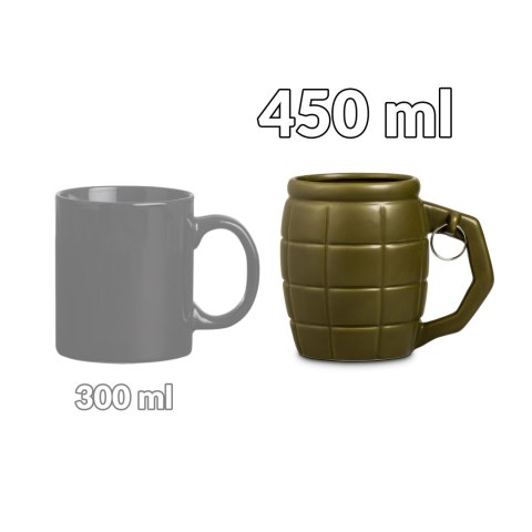 Kubek Granat Zielony 450 ml dla Taty Dziadka