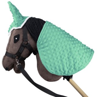 Derka i nauszniki Skippi dla Hobby Horse - mięta - prezent na dzień dziecka