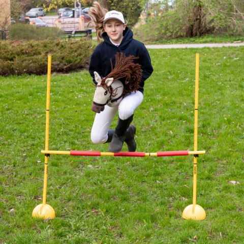 Hobby Horse Skippi A3 - Biszkopt - Jasny beż i brąz - kantar i wodze