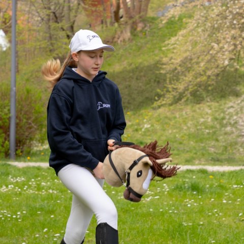 Hobby Horse Skippi A3 - Karmel - Beżowy - kantar i wodze w zestawie