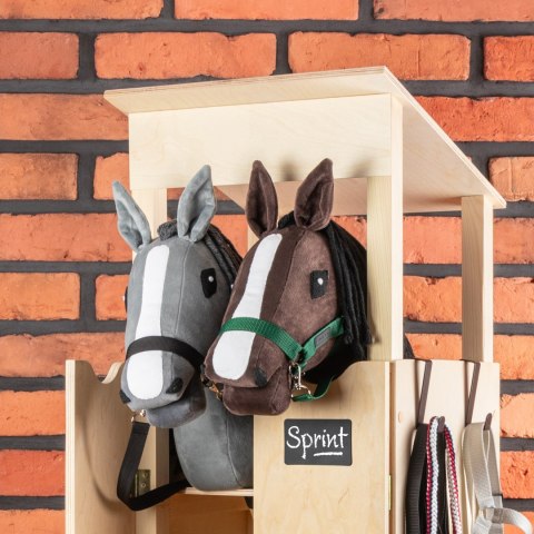 Skippi Kantar dla Hobby Horse - wodze, 2 wymienne futerka - ciemny zielony