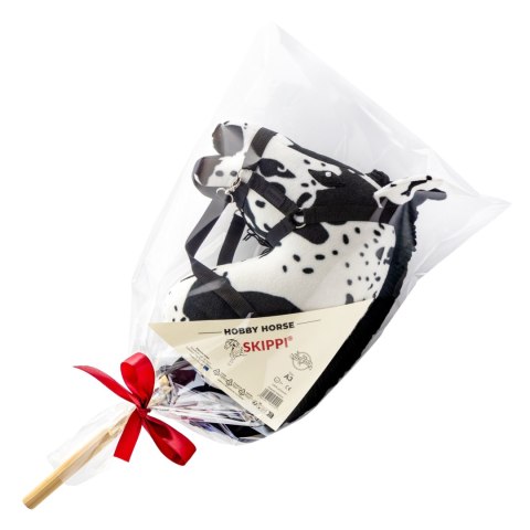 Zestaw Skippi - Hobby Horse Karo - srokaty - Derka fuksja i granat