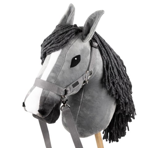 Zestaw Skippi - Hobby Horse szary i dodatkowy kantar - szary